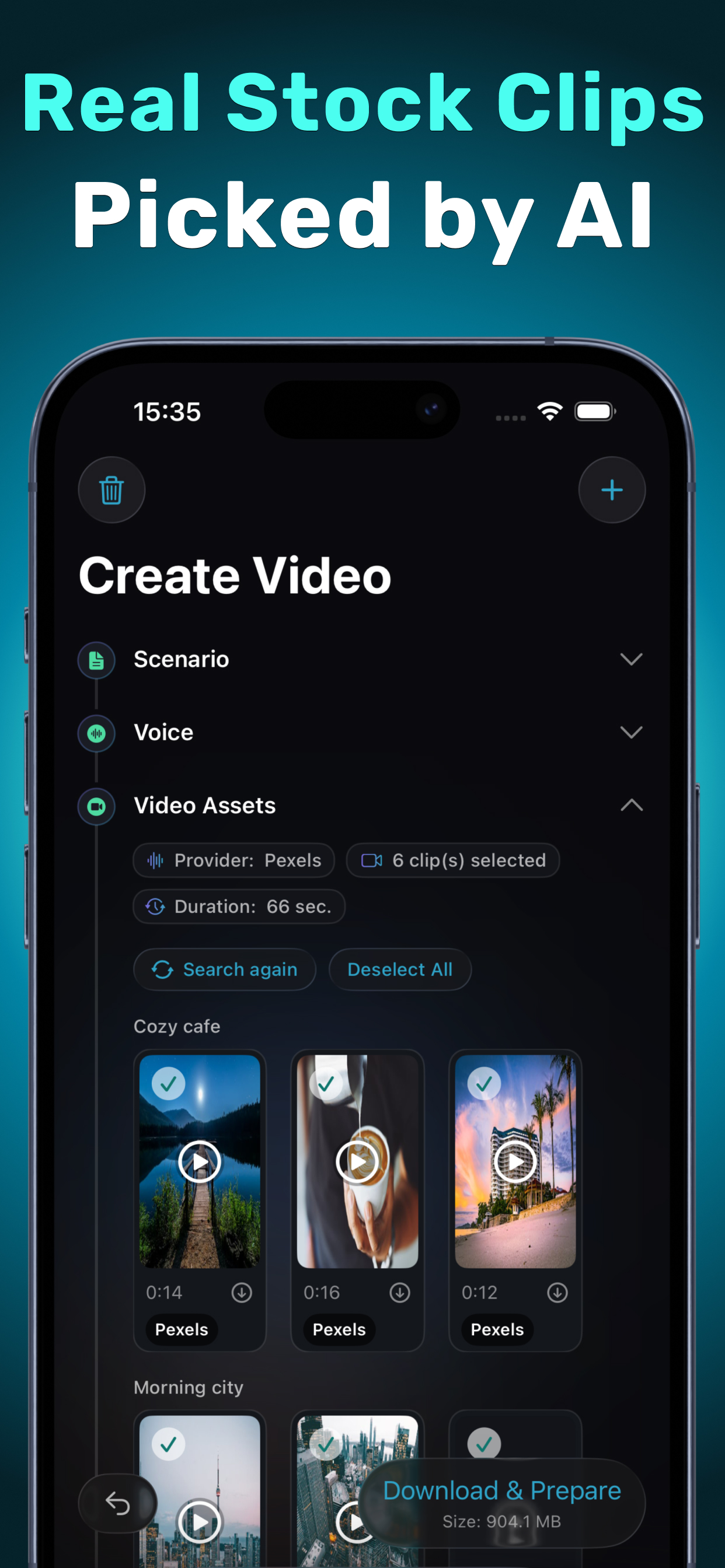 OneClip - AI Auto Video Maker screenshot 5