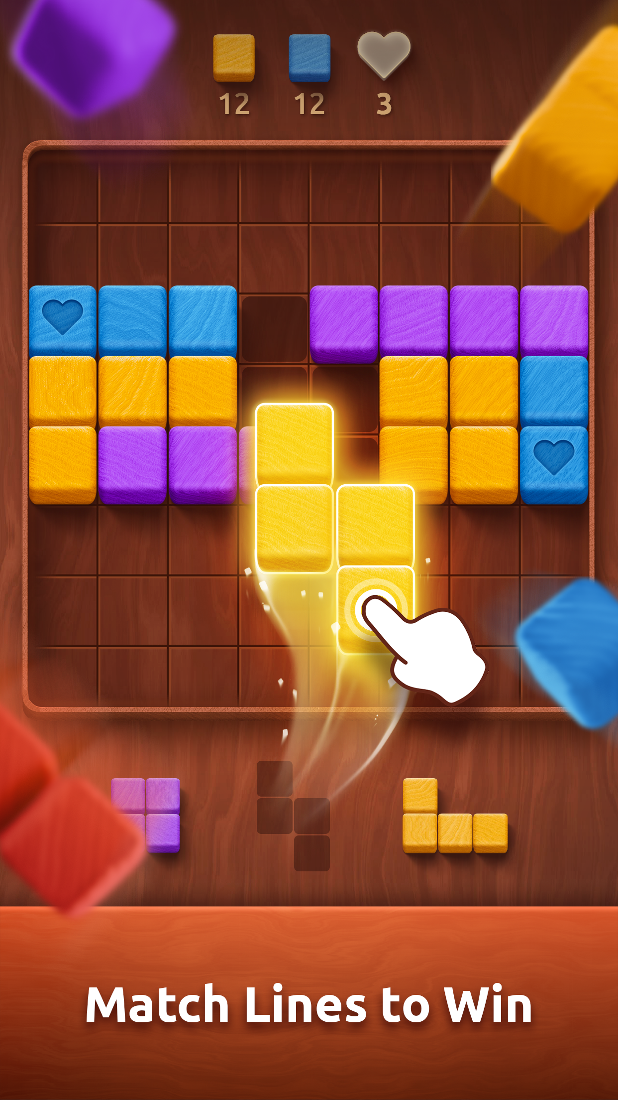 Colorwood Blocks: Wood Puzzle screenshot 1