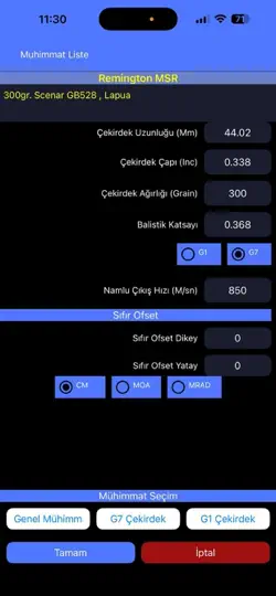 Poyraz Ballistics iPhone Ekran Görüntüsü 1