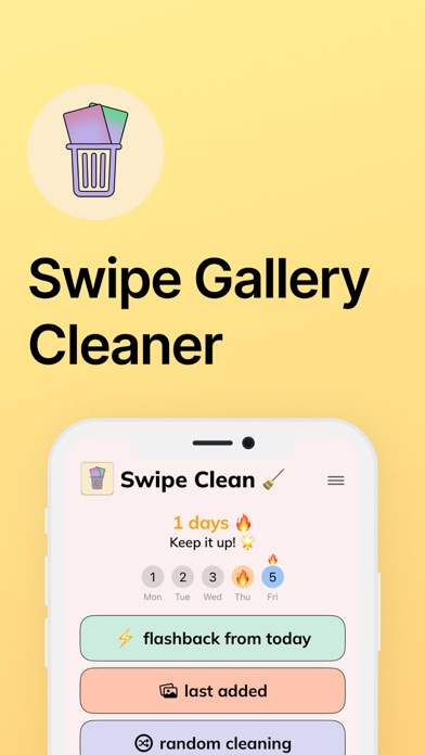 Swipe Gallery Photo Cleaner Screenshot