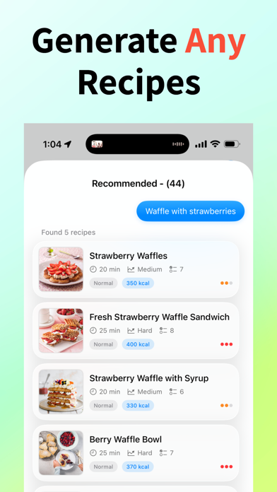 Food Scan – Slim & Recipes iPhone screenshot 4 - Food & Drink app