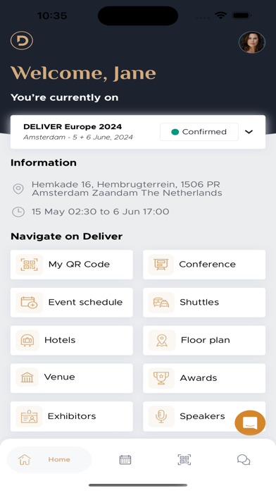 Screenshot #1 pour DELIVER Events