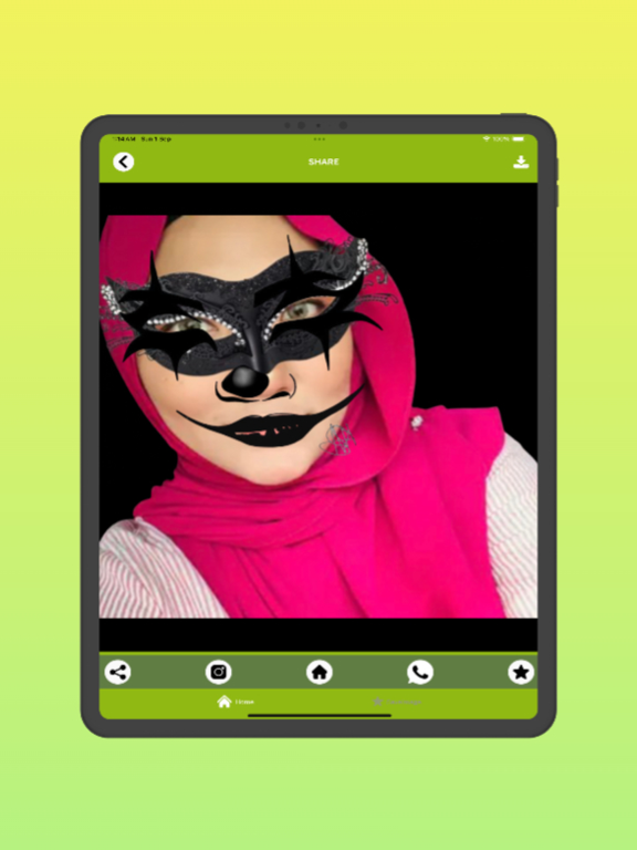 Screenshot #6 pour Anonymous Face Mask Photo edit