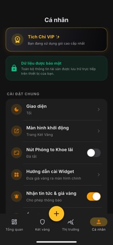 Tích Chỉ: Theo Dõi Giá Vàng screenshot