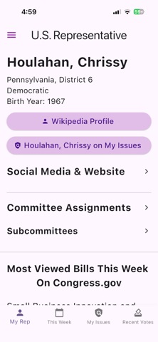 CongressAndMe Screenshot 1 of 6
