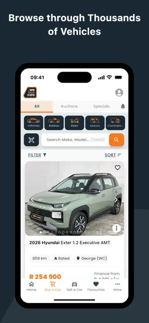WeBuyCars Mobile iPhone screenshot 2