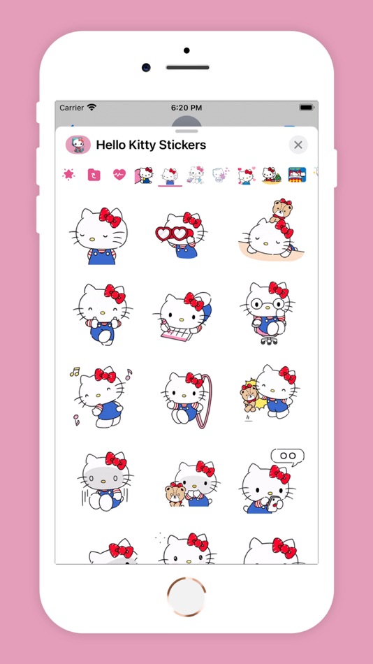 #2. Hello Kitty Sticker Packs (iOS) By: Varshaben Radadiya