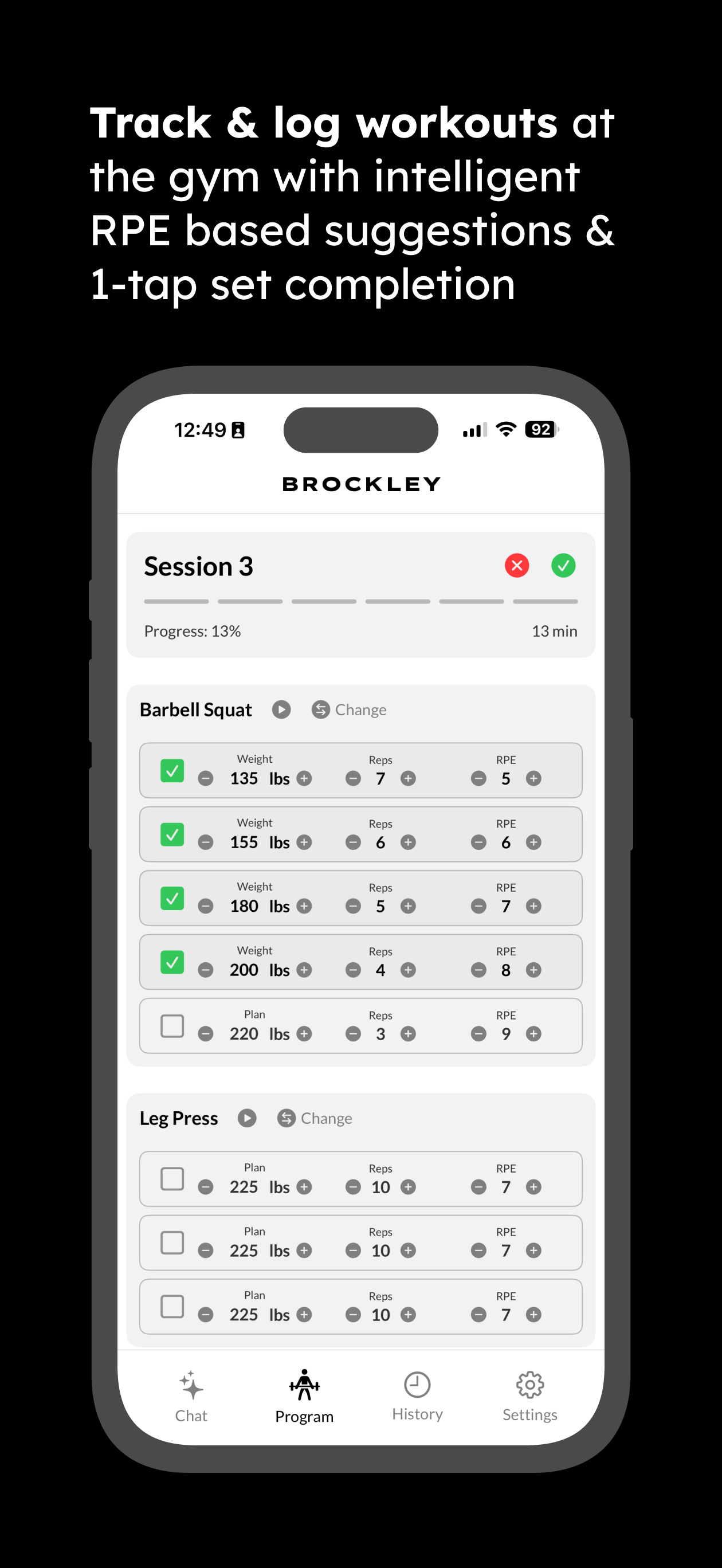 Brockley AI Fitness Trainer screenshot 2