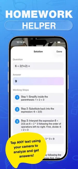 Homework Helper : AI Assistant screenshot 1