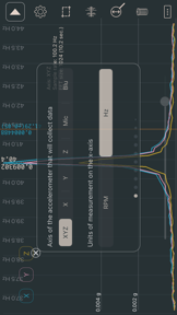 Vibration analysis screenshot