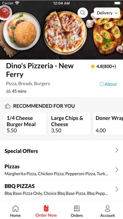 Dino's Pizzeria Screenshot