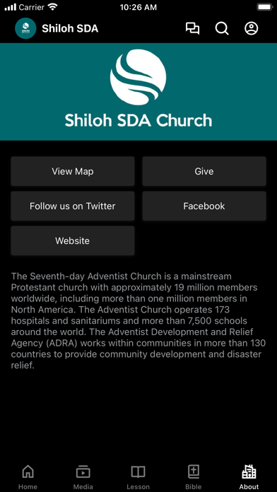 Shiloh SDA Church Screenshot