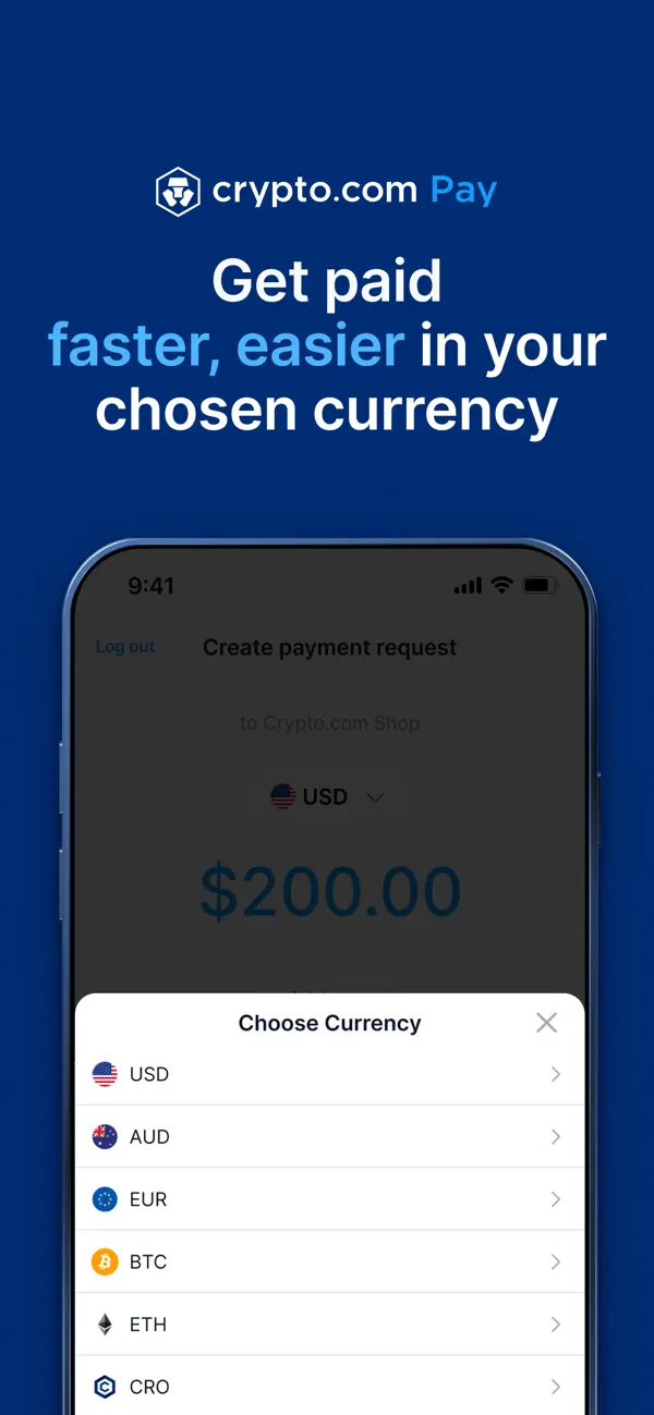 Screenshot #2 pour Crypto.com Pay for Business
