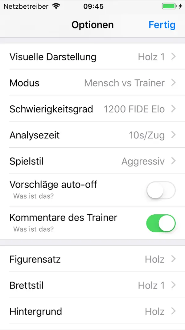 Schach Pro iPhone Spiel Screenshot 7 – Spiele