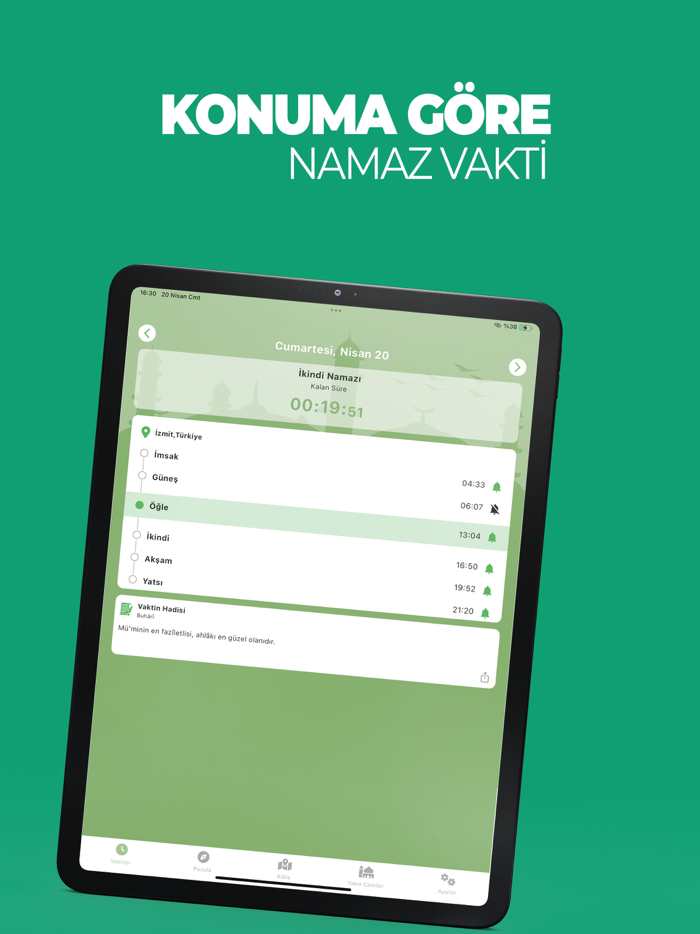 Muslimer Kıble Bulucu, Pusula