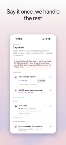 Nurture: Pregnancy Companion iPhone screenshot
