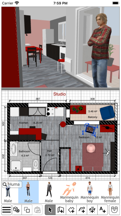 Sweet Home 3D: Plan Your House Screenshot 2 - AppWisp.com Sweet Home 3D: Plan Your House Screenshot 2 - AppWisp.com