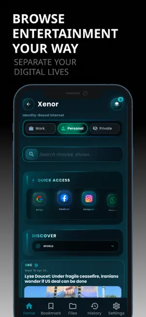 Famelack: Watch Movies Browser iPhone screenshot 2
