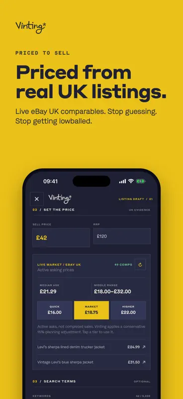 Vinting: AI Listing Maker screenshot 3 of 6
