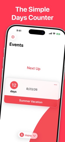 CannotWait - Day Counter iPhone screenshot