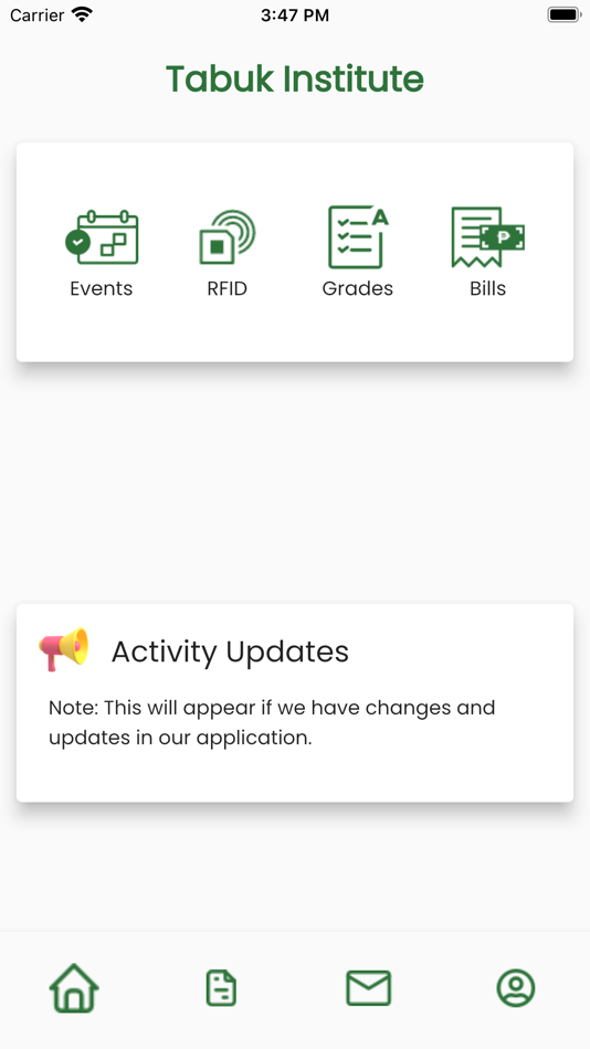 #2. Tabuk Institute Mobile App (iOS) Podle: Wela School Systems
