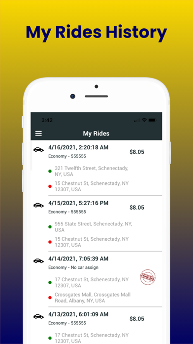 CashRyde iPhone screenshot 6 - Navigation app