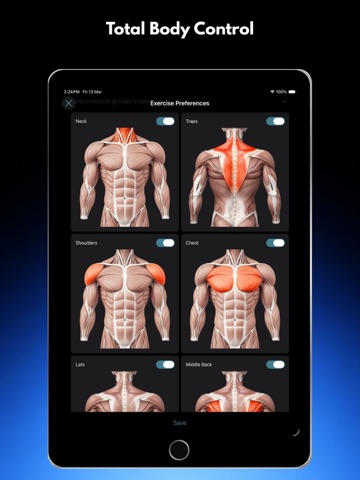 FitCoach - AI Workout Planner iPad screenshot