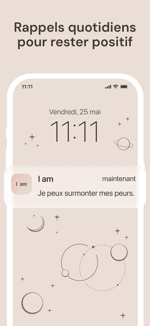 Screenshot #1 pour I am - Pensée positive