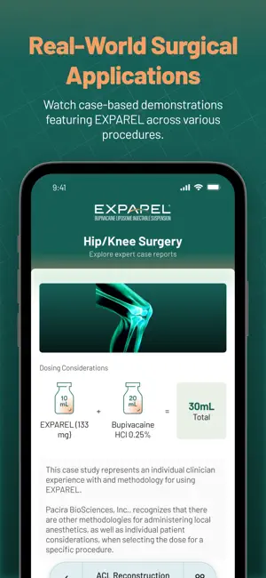 EXPAREL® NOW screenshot 3