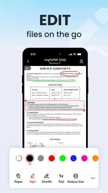 Image to PDF Converter & Edit screenshot 4 of 9