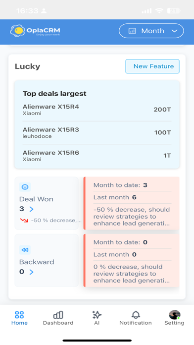 Opla CRM Pro Screenshot