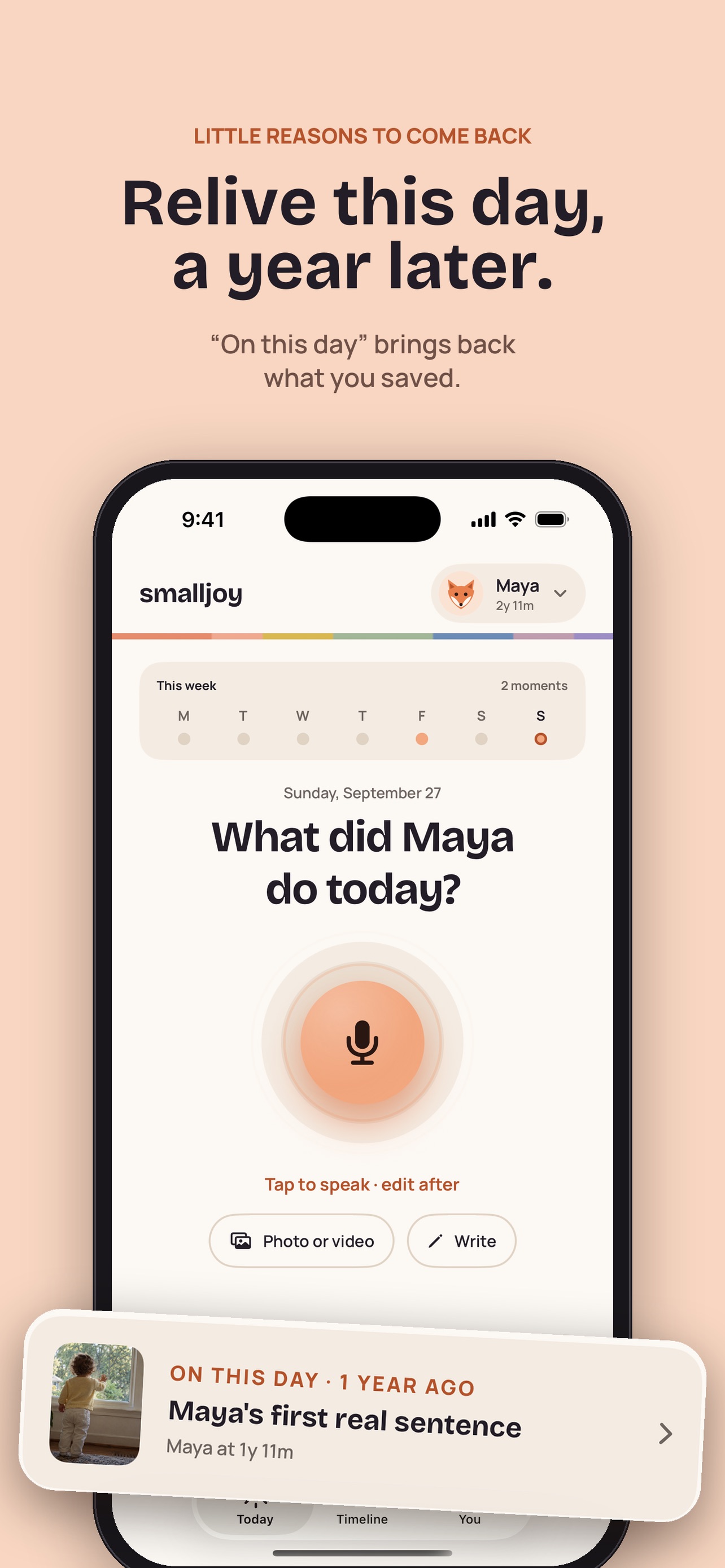 Screenshot 3 of Smalljoy: Baby Book & Journal
