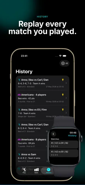 Padel Score Tracker: Padel40 screenshot 3