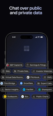Hebbia iPhone screenshot