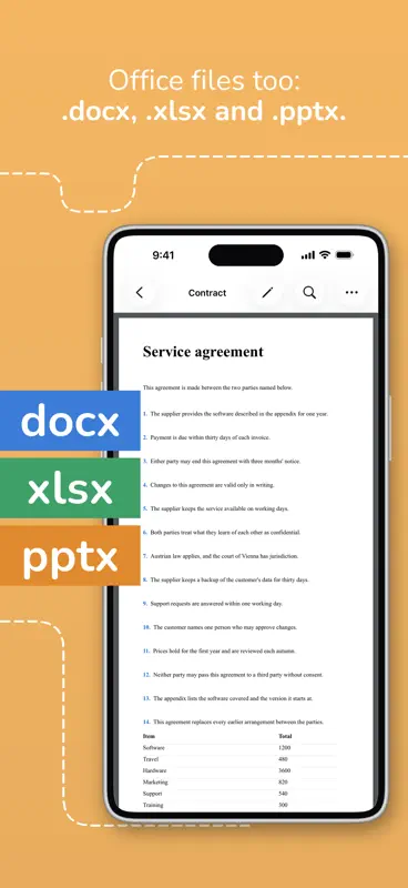 OpenDocument Reader Pro screenshot 6 of 6