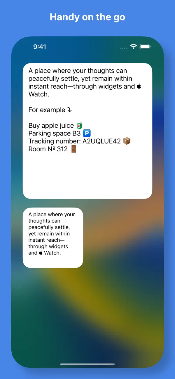 Screenshot #2 pour Quick Notes with widget
