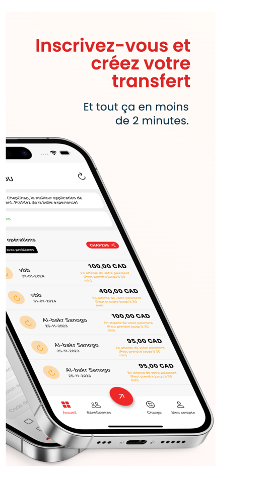 #2. Transfert ChapChap (iOS) 由: Transfert ChapChap Inc.