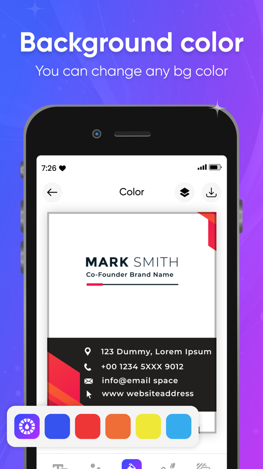 #4. Business Card Generator, Maker (iOS) 由: Growup Infosoft