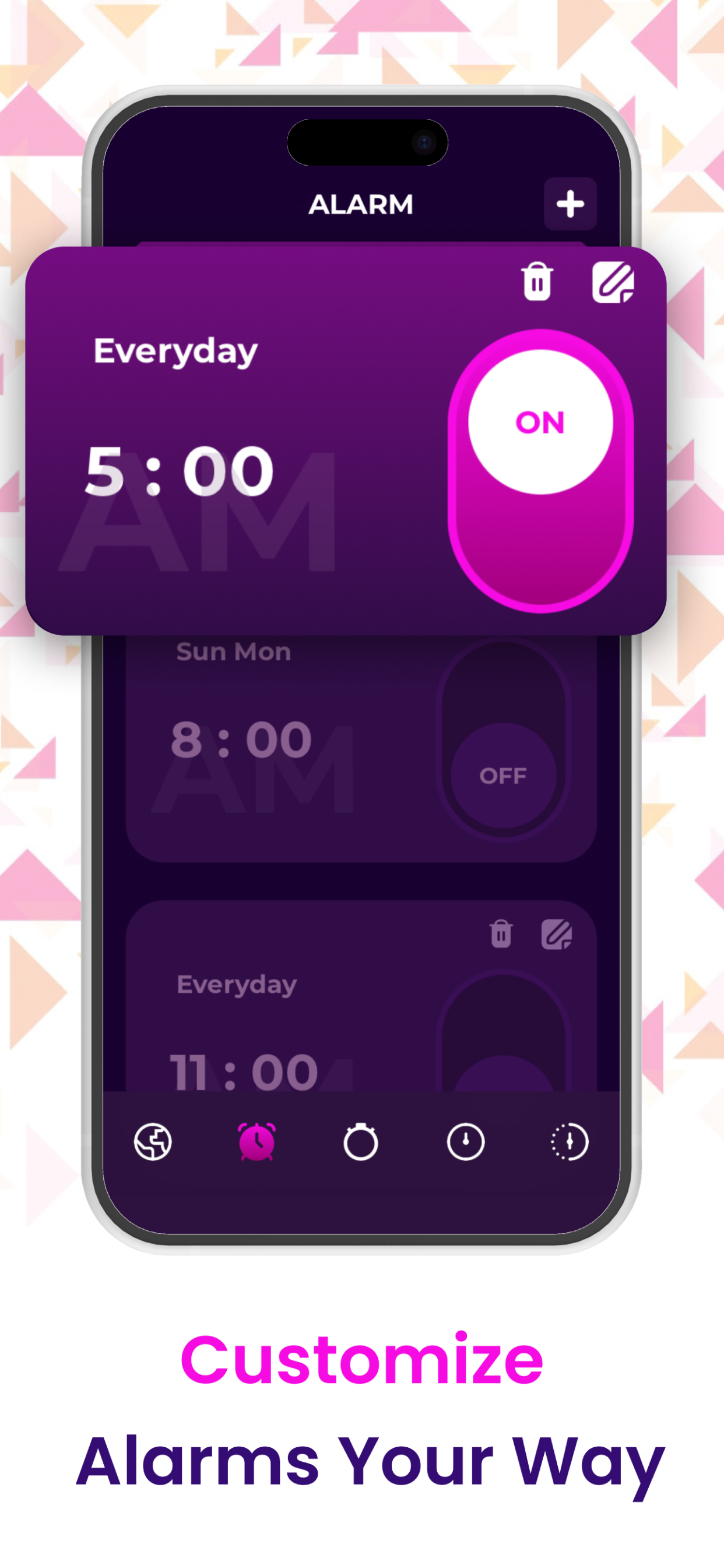 Wake up with Music Alarm Clock