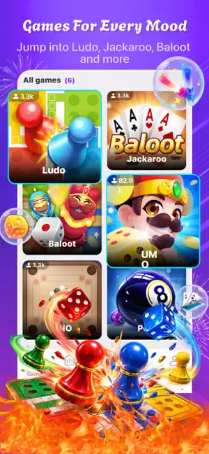 NiceChat - Games & Voice Rooms screenshot 1