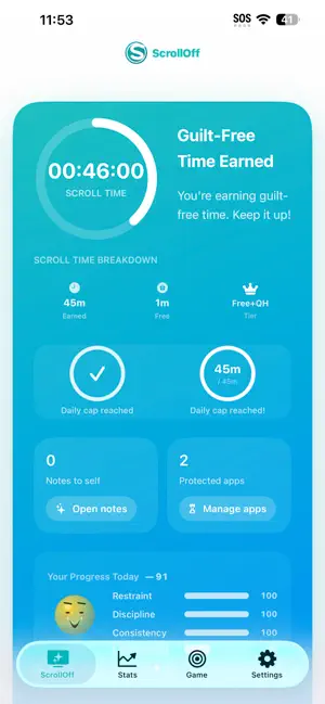 Scroll-Off screenshot 1