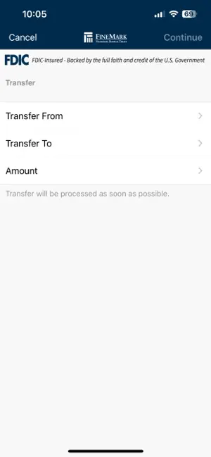 FineMark Personal Mobile App screenshot 3