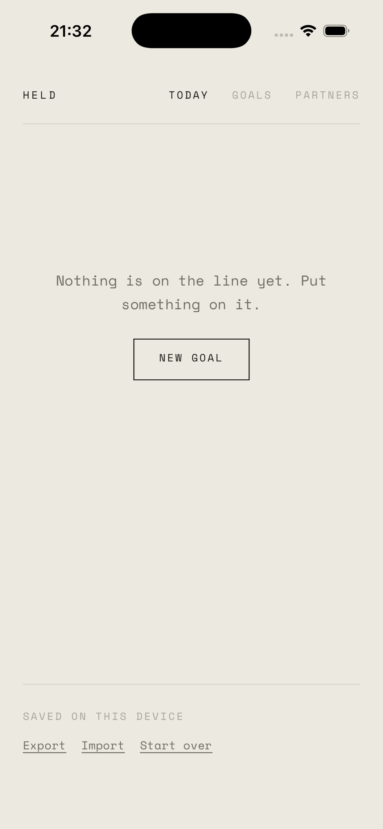 Held — Commitment Tracker screenshot 5