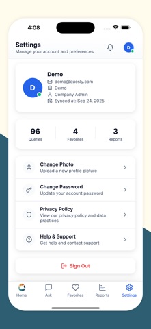Quesly screenshot
