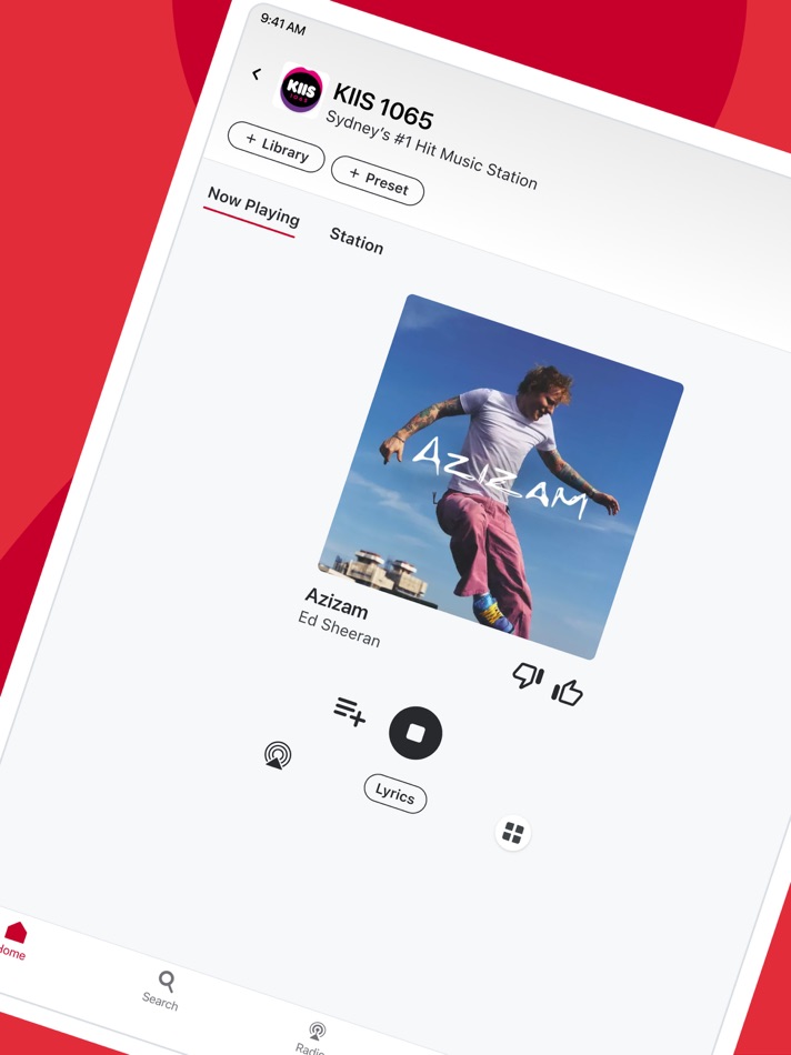 #1. iHeart: Play & Listen to Music (iOS) بواسطة: iHeartMedia Management Services, Inc.