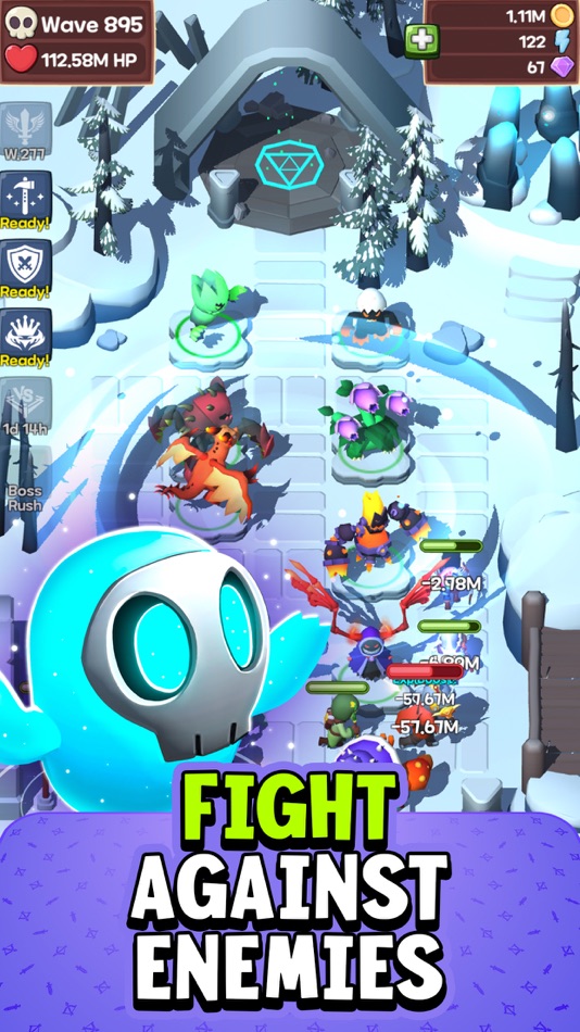 #2. Idle Monster TD: Tower Defense (iOS) 由: Monstermob Usa, INC.
