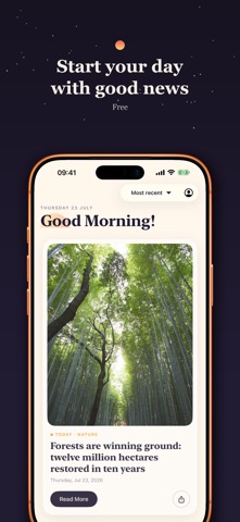 Good Morning Earth app screenshot