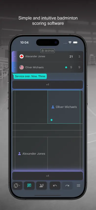 Badminton Scorer Pro screenshot 1