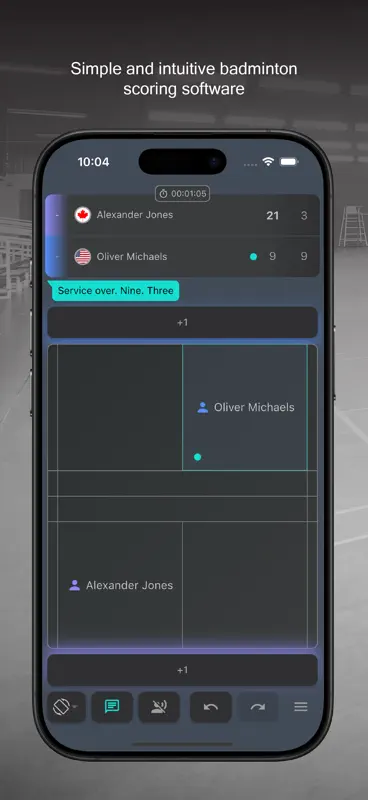 Badminton Scorer Pro screenshot 1 of 10