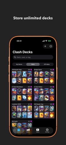 Clash Decks Royale Battle AI iPhone screenshot